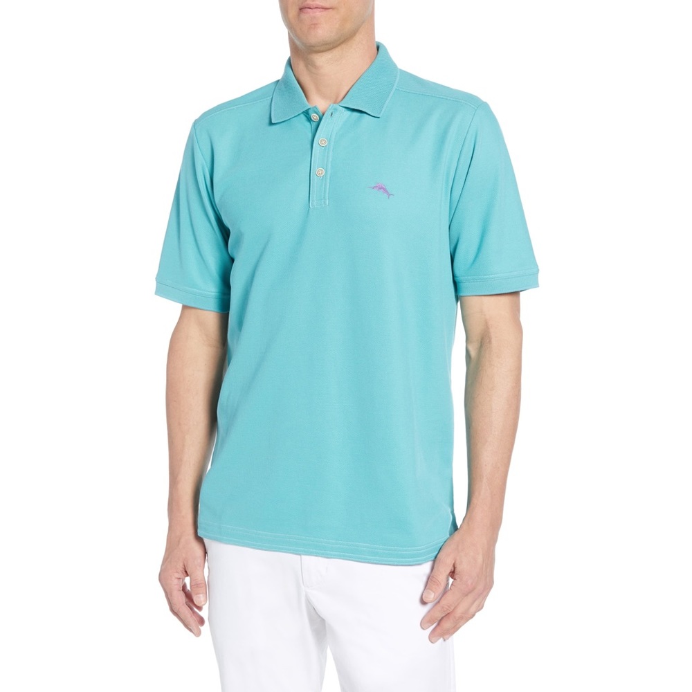 NWT Tommy Bahama Polo Shirt - Bayside Blue